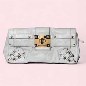 Juicy Couture leather White Clutch